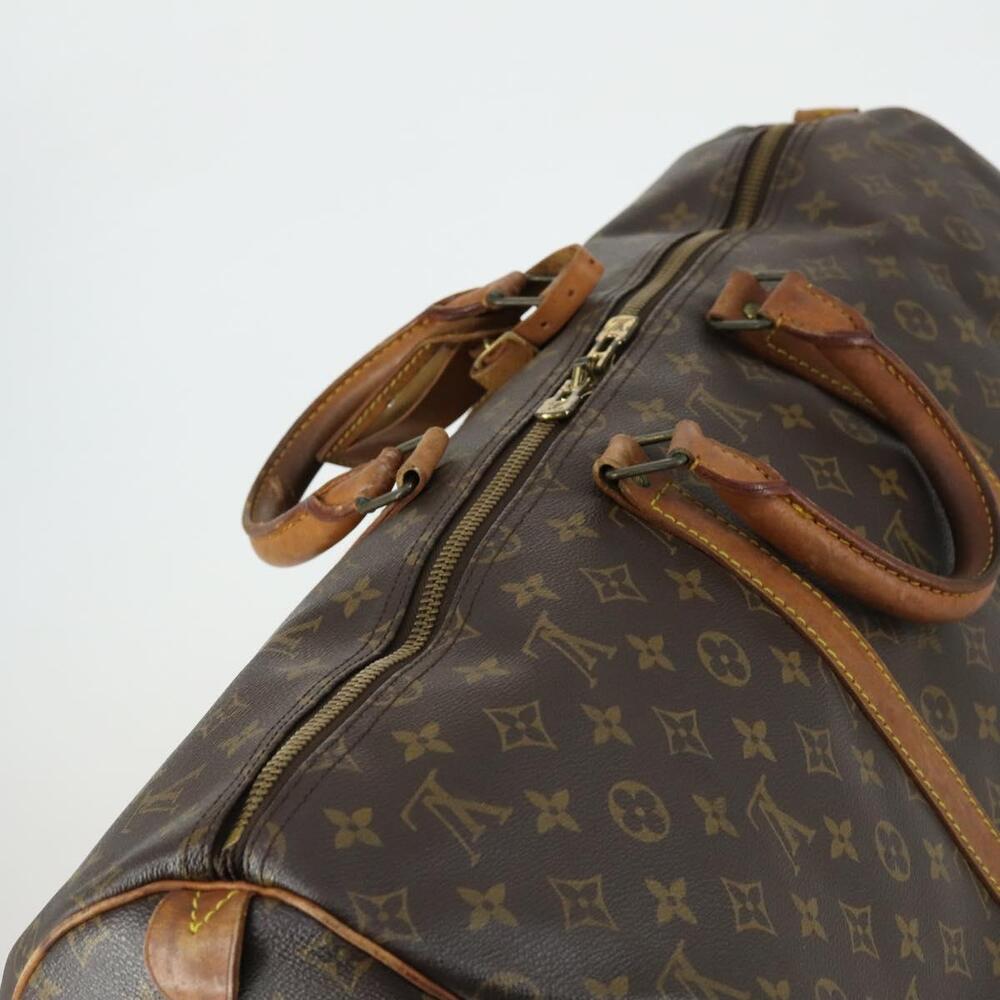 LOUIS VUITTON Monogram Keepall 55 Boston Bag M41424 LV Auth 161540 - Picture 6 of 16